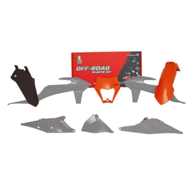 Kit plastice RACETECH Plastic Kit 6 pcs (Grey/Orange) KTM 20-23