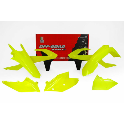 Kit plastice  RACETECH Plastic Kit Neon Yellow KTM EXC/EXC-F 17-19/20