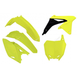 Kit plastice  RACETECH Plastic Kit Neon Yellow Suzuki RM-Z250 10-18