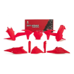 Kit plastice RACETECH Plastic Kit - KTM 19-22 (Neon Red)  thumb
