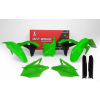 Kit plastice RACETECH Plastic Kit Neon Green/Black Kawasaki KX250F 17-20