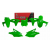 Kit plastice  RACETECH Plastic Kit OEM Color (2020) Kawasaki KX250/KX250F 17-20 thumb