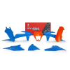 Kit plastice RACETECH Plastic Kit (Orange/Blue) KTM 20-23