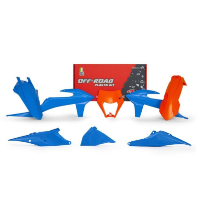 Kit plastice RACETECH Plastic Kit (Orange/Blue) KTM 20-23