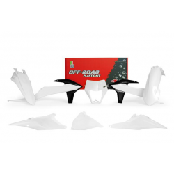 Kit plastice RACETECH Plastic Kit White/Black KTM 20-23 Kit plastice RACETECH Plastic Kit White/Black KTM 20-23