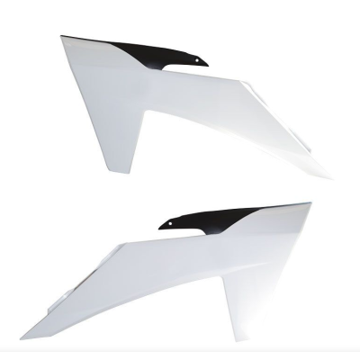 Capace din plastic pentru radiator RACETECH Radiator Scoops KTM 23-24 (White)