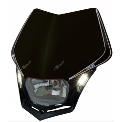 Far RACETECH V-Face Headlight Led Black Far RACETECH V-Face Headlight Led Black