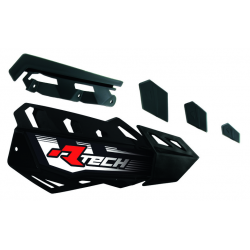 Plastice de rezervă pentru protecții de ghidon RACETECH FLX Handguards Replacement Covers Black Plastice de rezervă pentru protecții de ghidon RACETECH FLX Handguards Replacement Covers Black