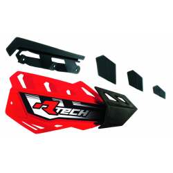 Plastice de rezervă pentru protecții de ghidon RACETECH FLX Handguards Replacement Covers Red