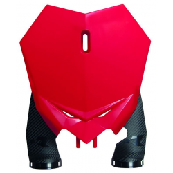 Placa numar  RACETECH Front Number Plate - Beta RX 300 2T 2024 (Red) Placa numar  RACETECH Front Number Plate - Beta RX 300 2T 2024 (Red)