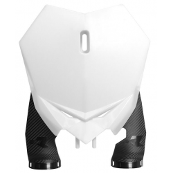 Placa numar  RACETECH Front Number Plate - Beta RX 300 2T 2024 (White) Placa numar  RACETECH Front Number Plate - Beta RX 300 2T 2024 (White)