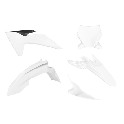 Kit plastice RACETECH Plastic Kit KTM SX 65 24-25 (White/Black)