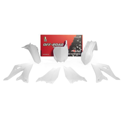 Kit plastice  RACETECH Plastic Kit - Yamaha YZ125/250 22-25 (White)