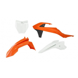 Kit plastice RACETECH Plastic Kit 4 pcs KTM SX 50 16-23 (Orange/Black)