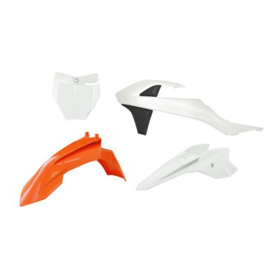 Kit plastice   RACETECH Plastic Kit 4 pcs KTM SX 50 16-23 (Orange/White)