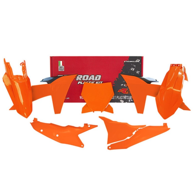 Kit plastice RACETECH Plastic Kit 6 pcs KTM SX 125-300 23-24 (Orange)