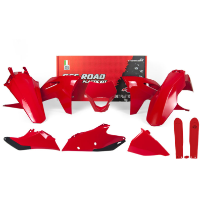 Kit plastice  RACETECH Plastic Kit 7 pcs GASGAS 21-23 (Red/Black)