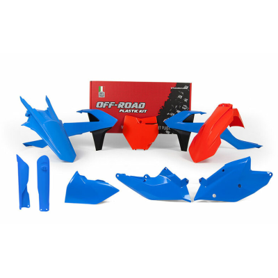 Kit plastice RACETECH Plastic Kit Blue/Orange Limited Edition KTM 16-18