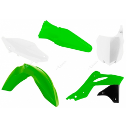 Kit plastice RACETECH Plastic Kit OEM Color (2016) Green/White Kawasaki KX250F 13-16