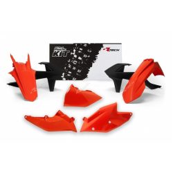 Kit plastice RACETECH Plastic Kit OEM Color (2017) Orange/Black KTM 17-19 