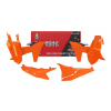Kit plastice  RACETECH Plastic Kit with left Airbox Side Panel KTM 2024 (Orange/Black)