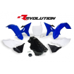 Kit plastice RACETECH Revolution Plastic Kit + Gas Tank (Blue/White/Black) Yamaha YZ125/250 02-19 thumb