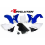 Kit plastice RACETECH Revolution Plastic Kit + Gas Tank (Blue/White/Black) Yamaha YZ125/250 02-19 thumb