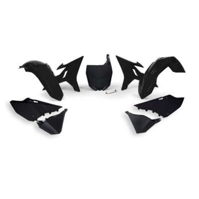 Kit plastice  RACETECH Revolution Replacement Plastics Kit (Black) Yamaha YZ125/250 02-21