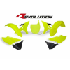 Kit plastice RACETECH Revolution Replacement Plastics Kit (Yellow/Black) Yamaha YZ125/250 02-21