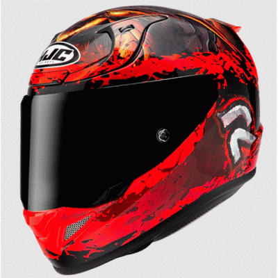 Casca HJC RPHA 12 DIABLO BLIZZARD MC1 Casca HJC RPHA 12 DIABLO BLIZZARD MC1
