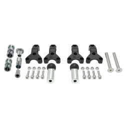 Kit montaj pentru protectoare de ghidon RACETECH HP3 Handguards Mounting Kit - Ø22/28,6mm