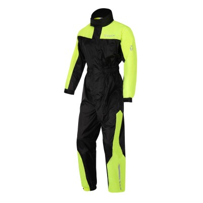 Combinezon de ploaie SECA MONSUN EVO BLACK/FLUO Combinezon de ploaie SECA MONSUN EVO BLACK/FLUO