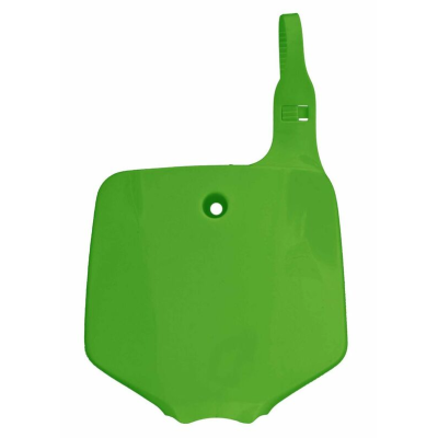 Plăca pentru număr  RACETECH Front Plate Green Kawasaki KX65 00-24
