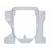 Suport pentru mască pentru far RACETECH Headlight Plate Hanger Husqvarna 2020 (White) Suport pentru mască pentru far RACETECH Headlight Plate Hanger Husqvarna 2020 (White) thumb