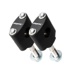 Adaptoare de ridicare pentru ghidon RFX Race Handlebar Mount Kit 22.2mm (Black) thumb