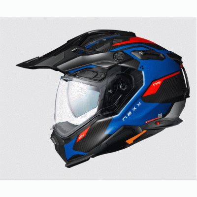 Cască adventure NEXX X.WED3 GOBI RED/BLUE