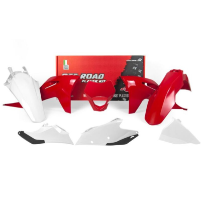 Kit plastice  RACETECH Plastic Kit 6 pcs GASGAS 21-23 (Red/White)