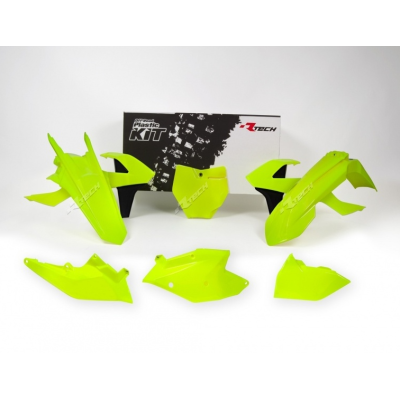 Kit plastice  RACETECH Plastic Kit Neon Yellow/Black KTM 16-18