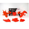 Kit plastice RACETECH Plastic Kit Neon Orange/Black KTM 16-18