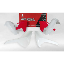 Kit plastice  RACETECH Plastic Kit Vintage White/Red Husqvarna 17-19