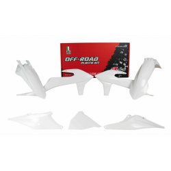 Kit plastice RACETECH Plastic Kit White KTM EXC 20-23
