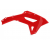 Capace din plastic pentru radiator  RACETECH Radiator Scoops CRF250RX 22-24 (Red) thumb