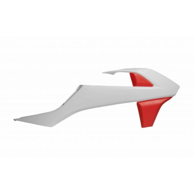 Capace din plastic pentru radiator  RACETECH Radiator Scoops KTM SX 85 18-24 (White/Orange)
