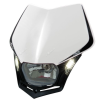 Far RACETECH V-Face LED Headlight (White/Black) thumb
