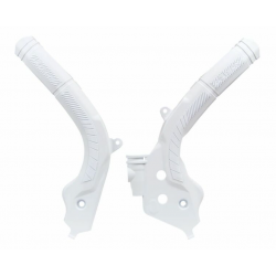 Protectie cadru  RACETECH Bi-material Frame Guard GASGAS/HUSQ/KTM White
