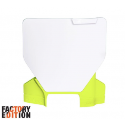 Placa numar RACETECH Factory Front Number Plate Husqvarna 23-25 (White/Yellow) Placa numar RACETECH Factory Front Number Plate Husqvarna 23-25 (White/Yellow)