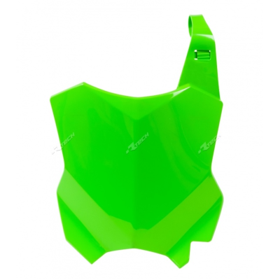 Placa numar RACETECH Front Number Plate Neon Green Kawasaki KXF 250 17-21 / 450 16-23