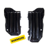 Protecții pentru radiator  RACETECH Oversize Radiator Cover CRF 450R/RX 17-20 (Black)