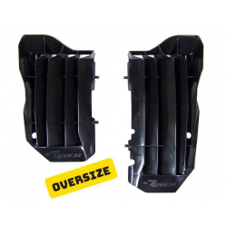 Protecții pentru radiator  RACETECH Oversize Radiator Cover CRF 450R/RX 17-20 (Black)