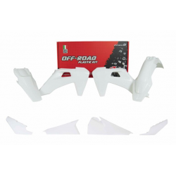 Kit plastice  RACETECH Plastic Kit - White Husqvarna TE/FE 20-23